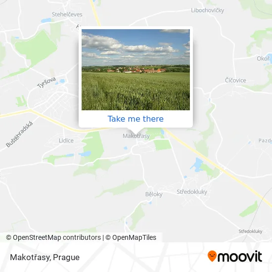 Карта Makotřasy