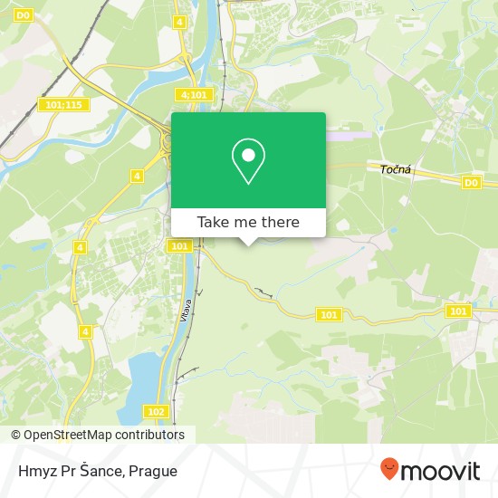 Hmyz Pr Šance map