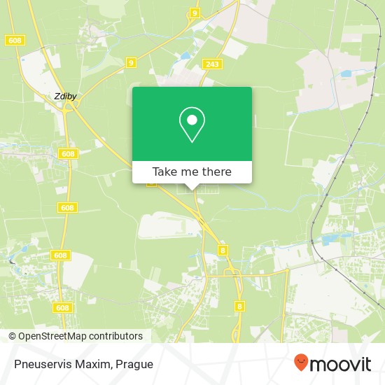 Pneuservis Maxim map