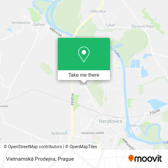 Карта Vietnamská Prodejna