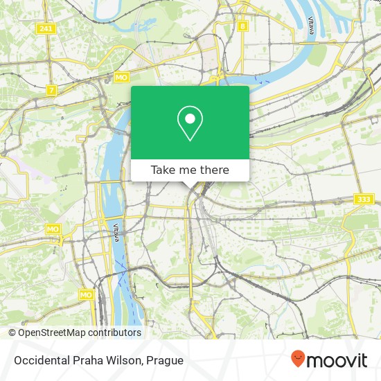 Occidental Praha Wilson map