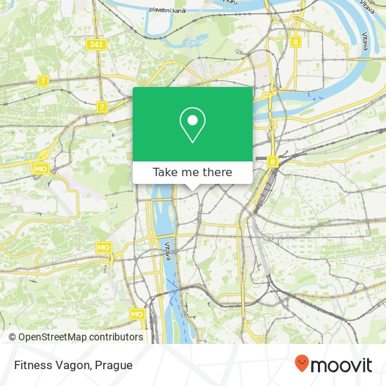 Fitness Vagon map