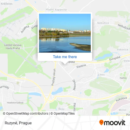 Карта Ruzyně