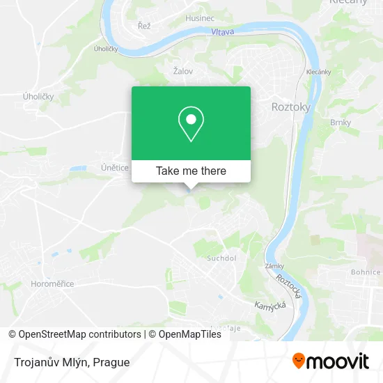 Trojanův Mlýn map