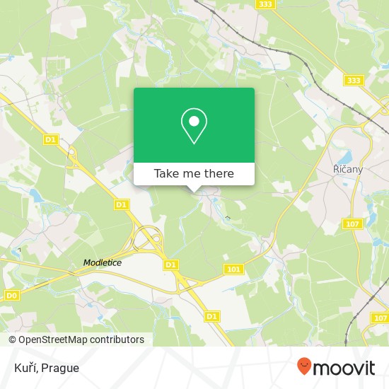 Kuří map