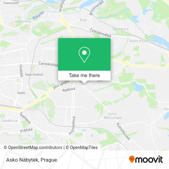 Карта Asko Nábytek