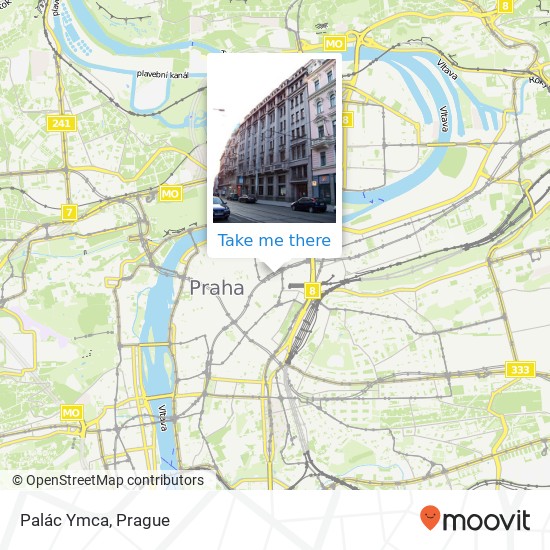 Palác Ymca map