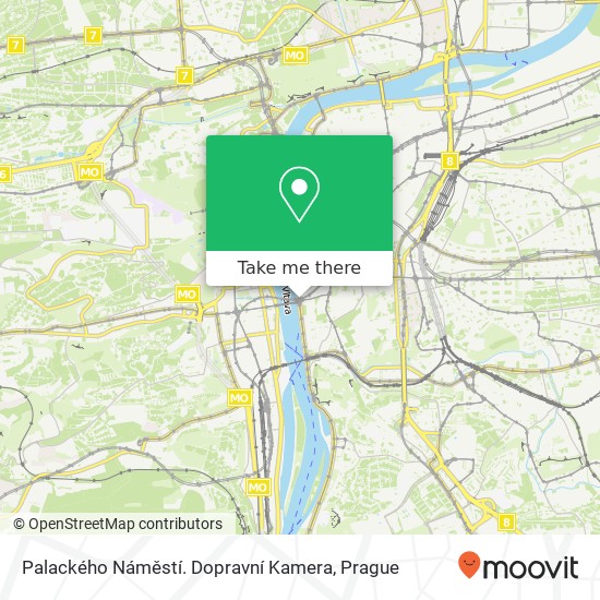 Palackého Náměstí. Dopravní Kamera map