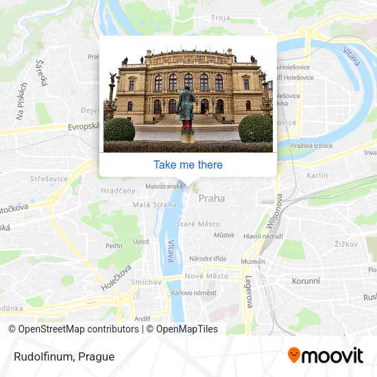 Карта Rudolfinum