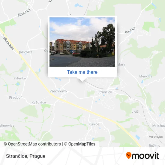 Карта Strančice