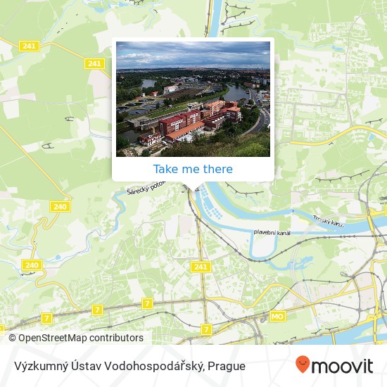 Výzkumný Ústav Vodohospodářský map