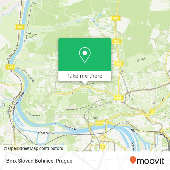 Bmx Slovan Bohnice map