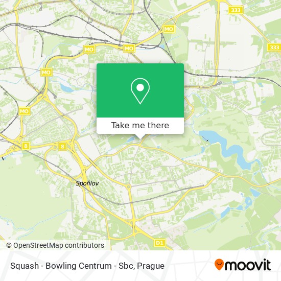 Squash - Bowling Centrum - Sbc map
