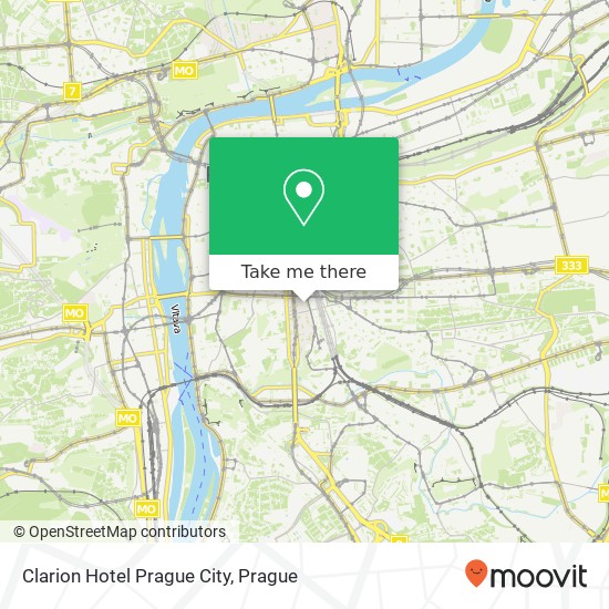 Карта Clarion Hotel Prague City