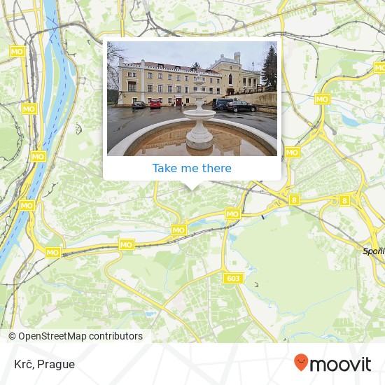 Krč map