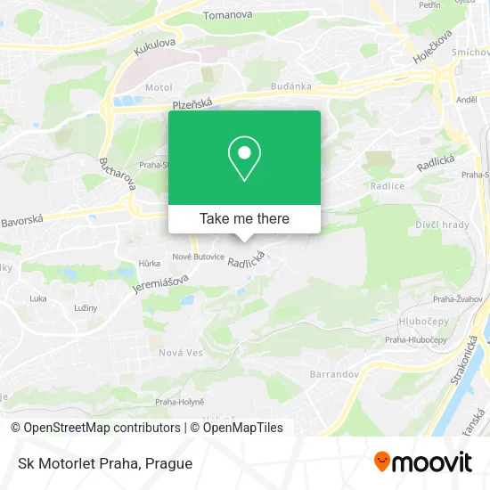 Карта Sk Motorlet Praha