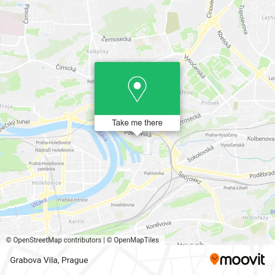 Карта Grabova Vila