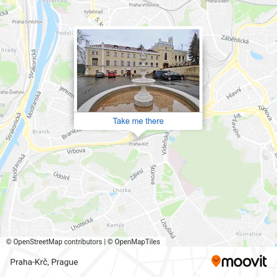 Карта Praha-Krč