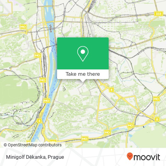 Minigolf Děkanka map