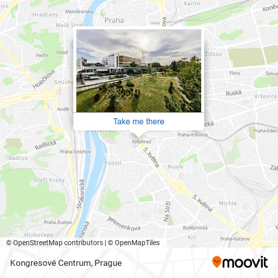 Kongresové Centrum map