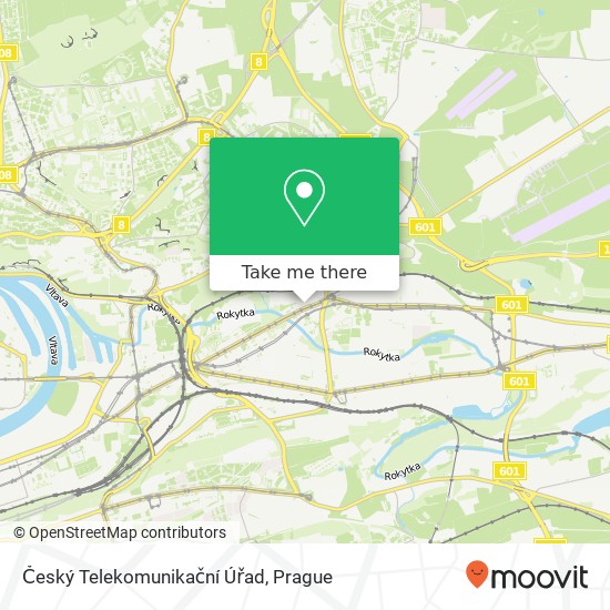 Český Telekomunikační Úřad map