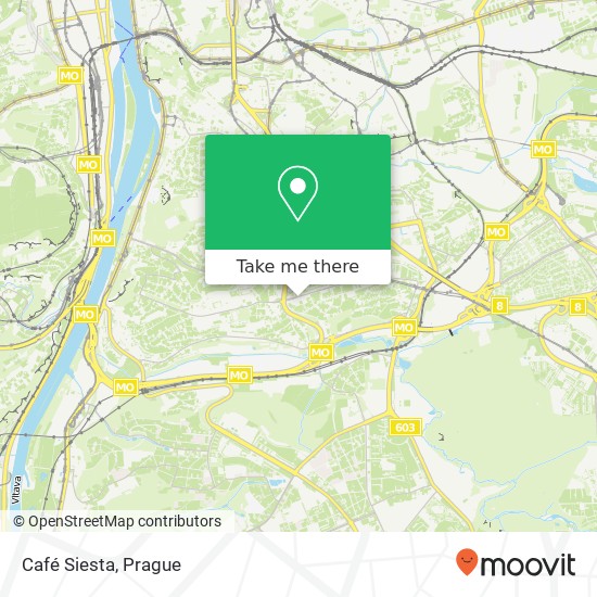 Café Siesta map