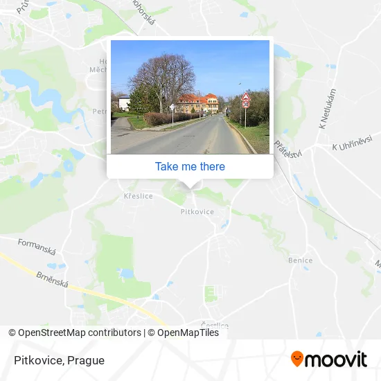 Pitkovice map