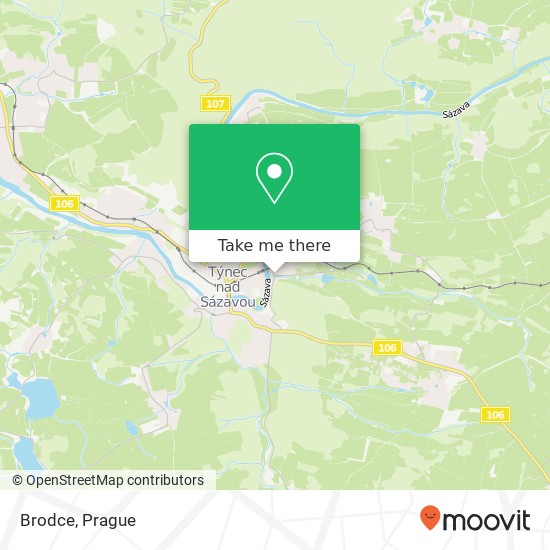Brodce map