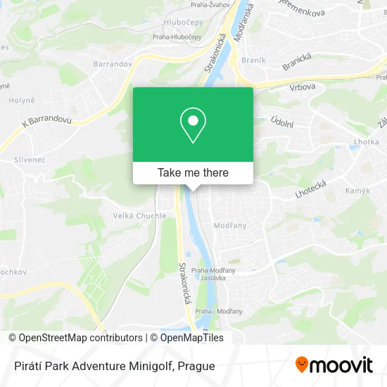 Pirátí Park Adventure Minigolf map
