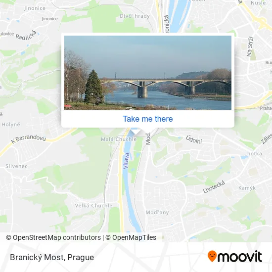 Карта Branický Most