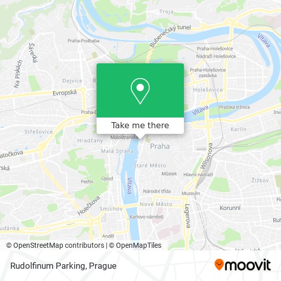 Карта Rudolfinum Parking