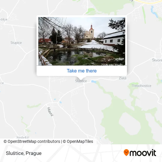 Карта Sluštice