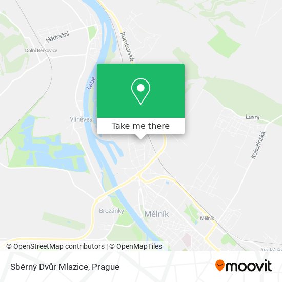 Sběrný Dvůr Mlazice map