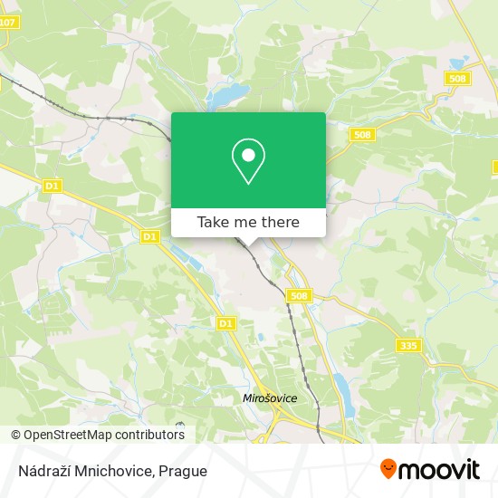 Nádraží Mnichovice map