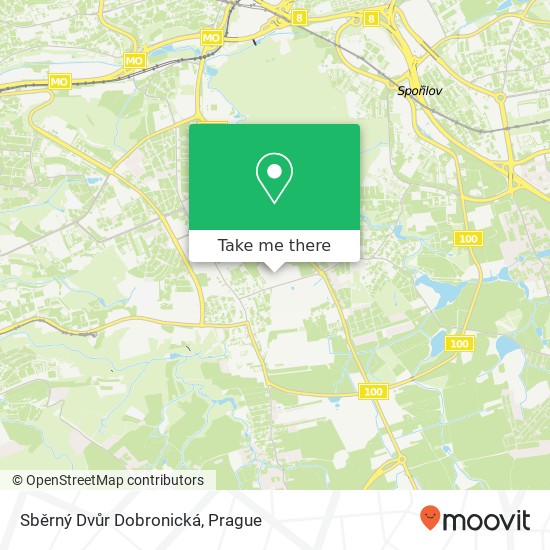 Sběrný Dvůr Dobronická map