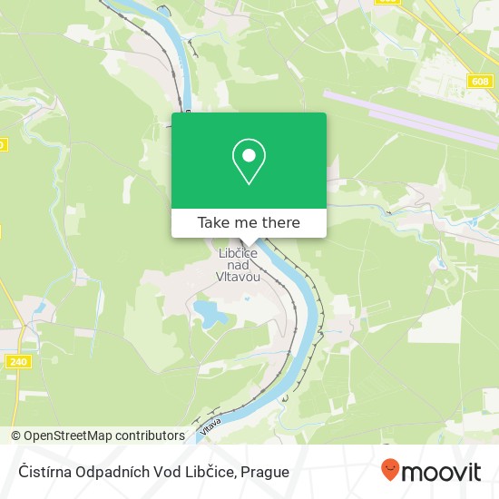 Čistírna Odpadních Vod Libčice map