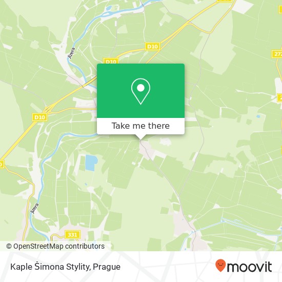 Kaple Šimona Stylity map
