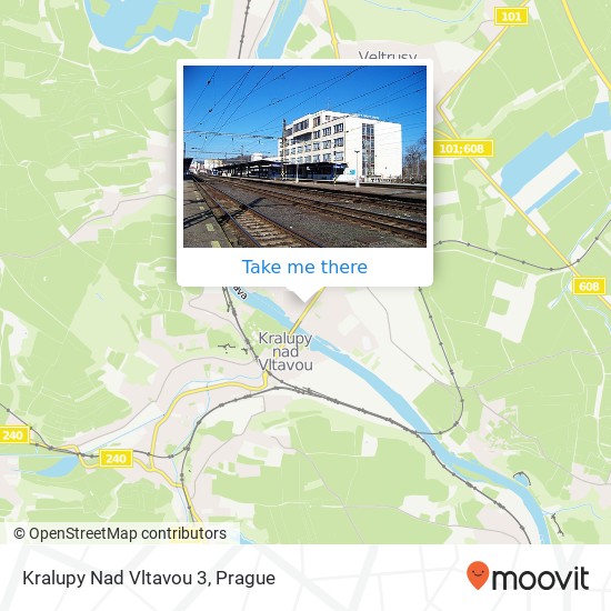 Карта Kralupy Nad Vltavou 3