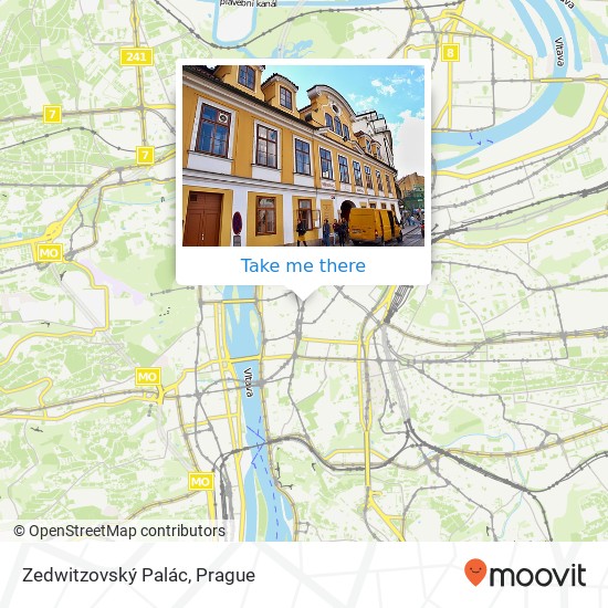 Zedwitzovský Palác map