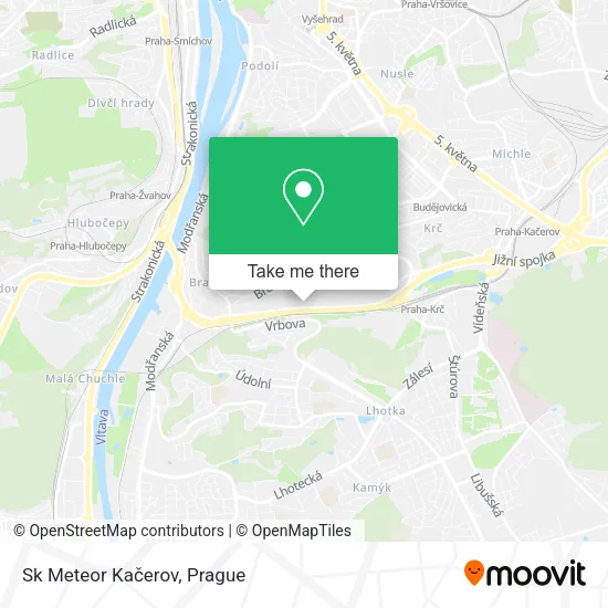 Sk Meteor Kačerov map