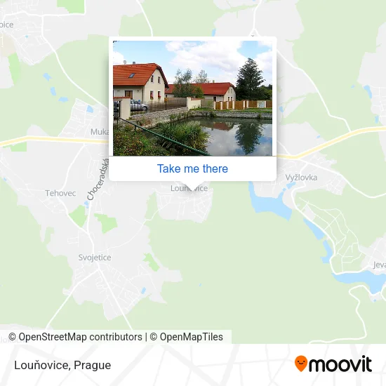 Карта Louňovice