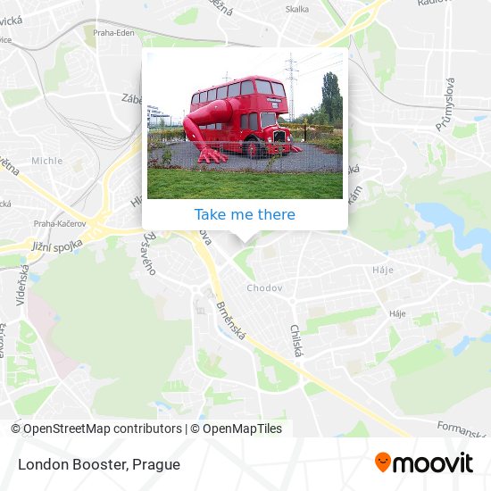 London Booster map