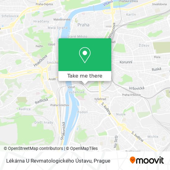 Lékárna U Revmatologického Ústavu map