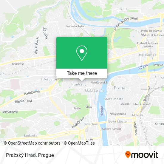 Pražský Hrad map