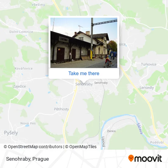 Карта Senohraby