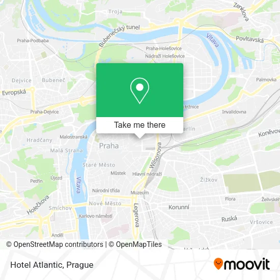 Hotel Atlantic map