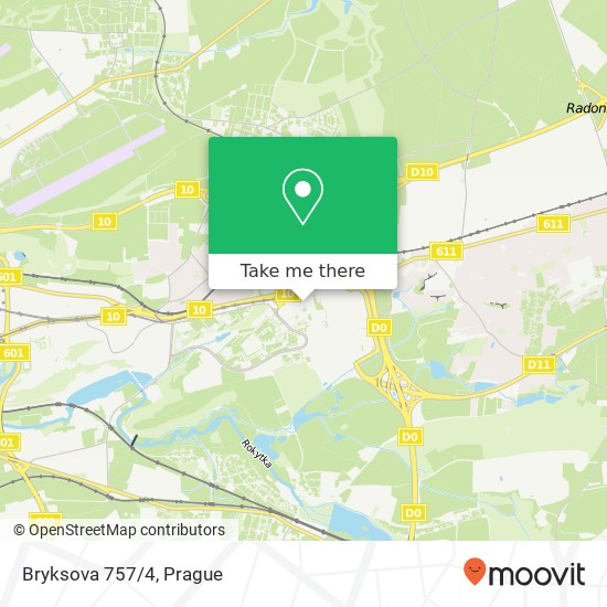Bryksova 757/4 map
