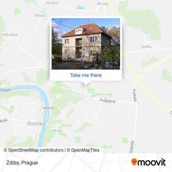 Карта Zdiby