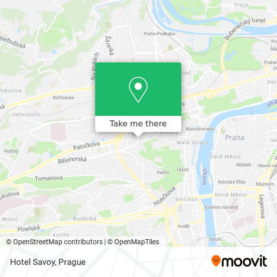 Hotel Savoy map