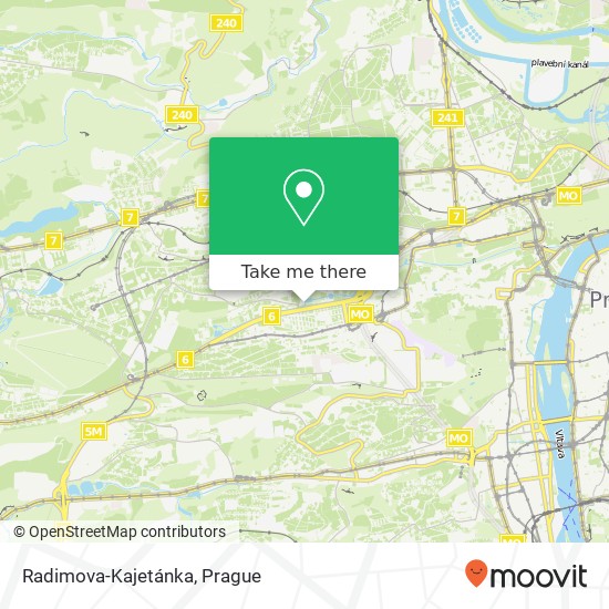 Radimova-Kajetánka map
